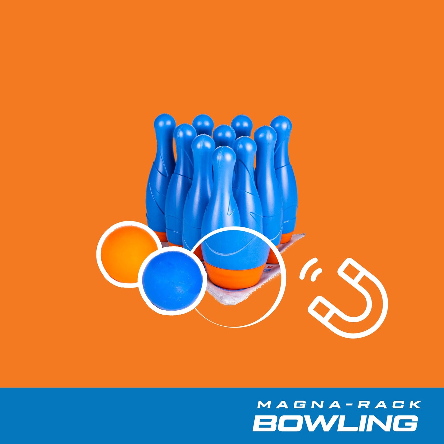 MagnaRack Bowling Set