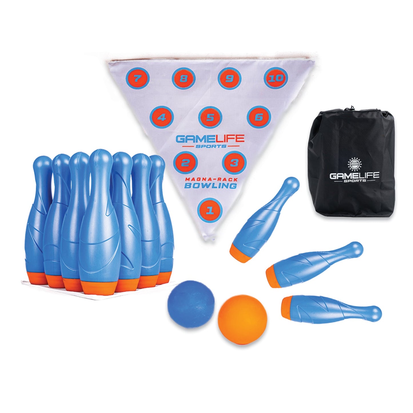 MagnaRack Bowling Set